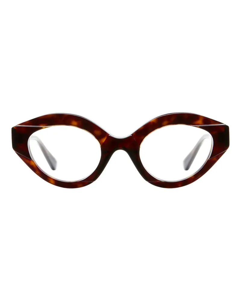 KUBORAUM K44 geometric-shape glasses - Braun Braun