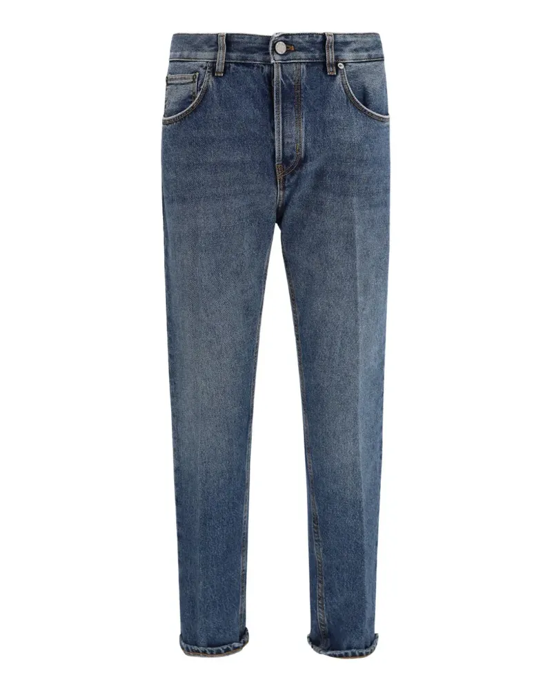 PT TORINO straight-leg turned-up jeans - Blau Blau