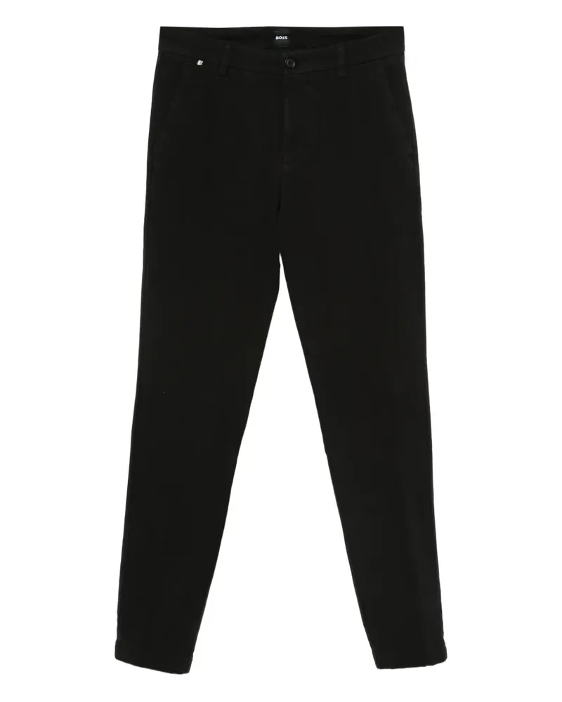HUGO BOSS Hose mit geradem Bein - Schwarz Schwarz