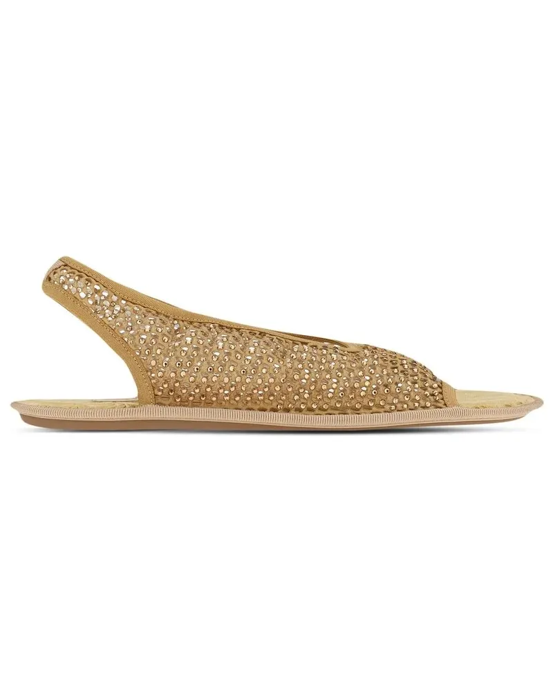Ferragamo Nomadic Stories Slingback-Sandalen - Gold Gold