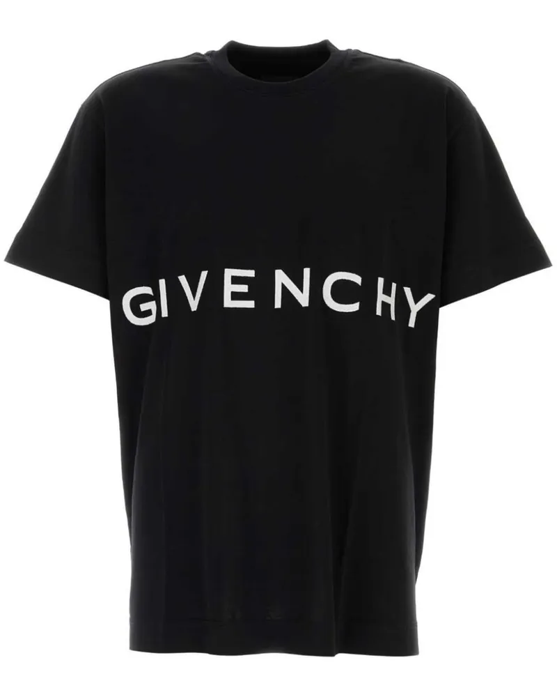 Givenchy Black T-Shirt im Oversized-Look Schwarz