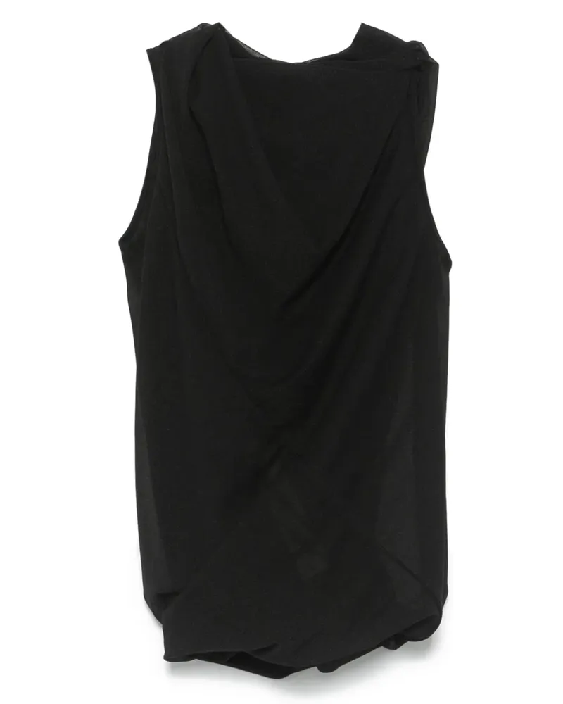 Rick Owens Lilies Luna Oberteil - Schwarz Schwarz