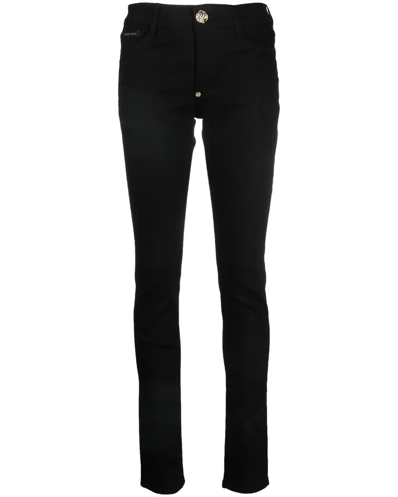 Philipp Plein Schmale Jeggings - Schwarz Schwarz