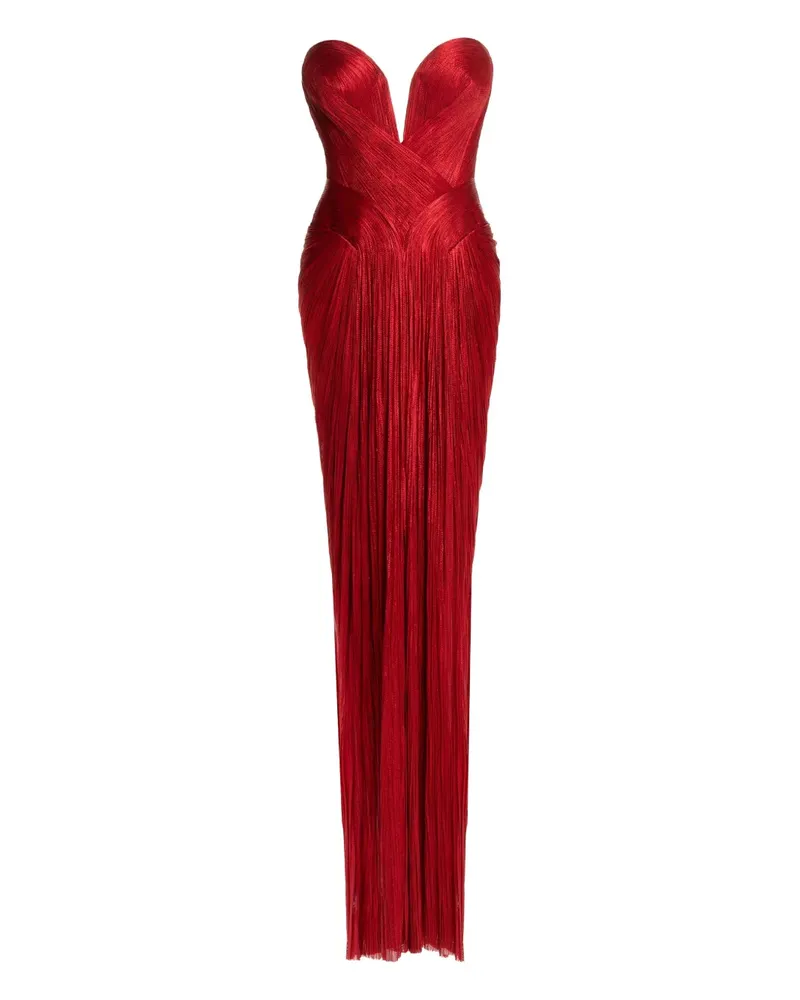 Maria Lucia Hohan Noor Seidenkleid - Rot Rot