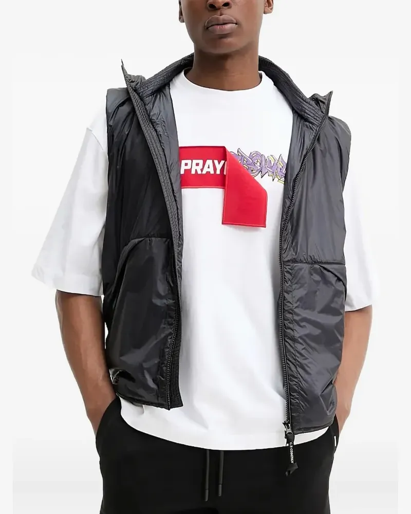 Sprayground T-Shirt mit Logo-Applikation - Weiß Weiß