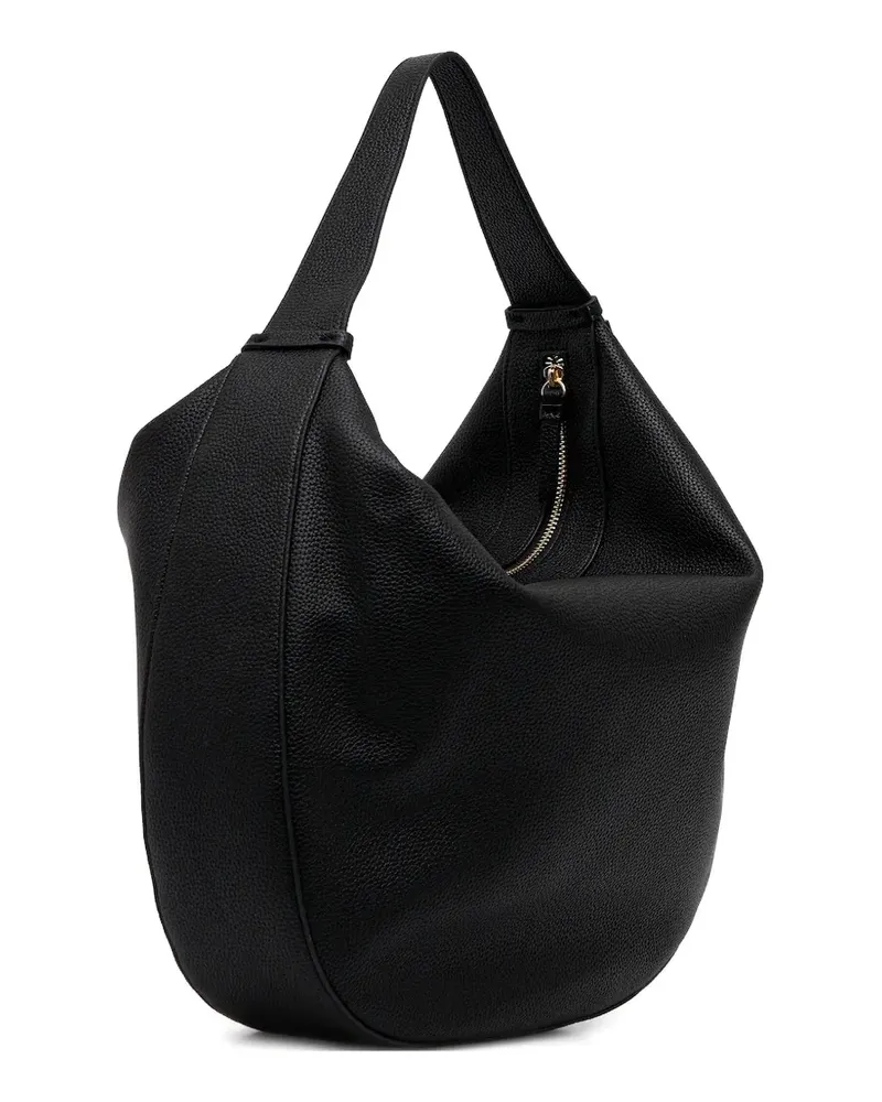 Armani Exchange Mittelgroße Tote Bag mit Logo-Schild - Schwarz Schwarz