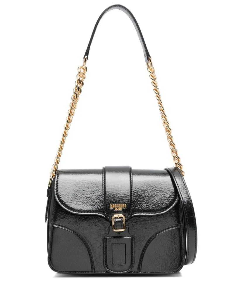 Moschino Shopper mit Logo-Print - Schwarz Schwarz