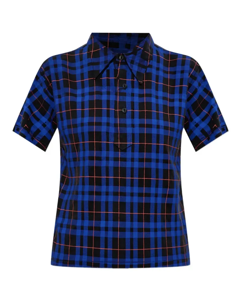 Maison Margiela short-sleeve polo - Blau Blau