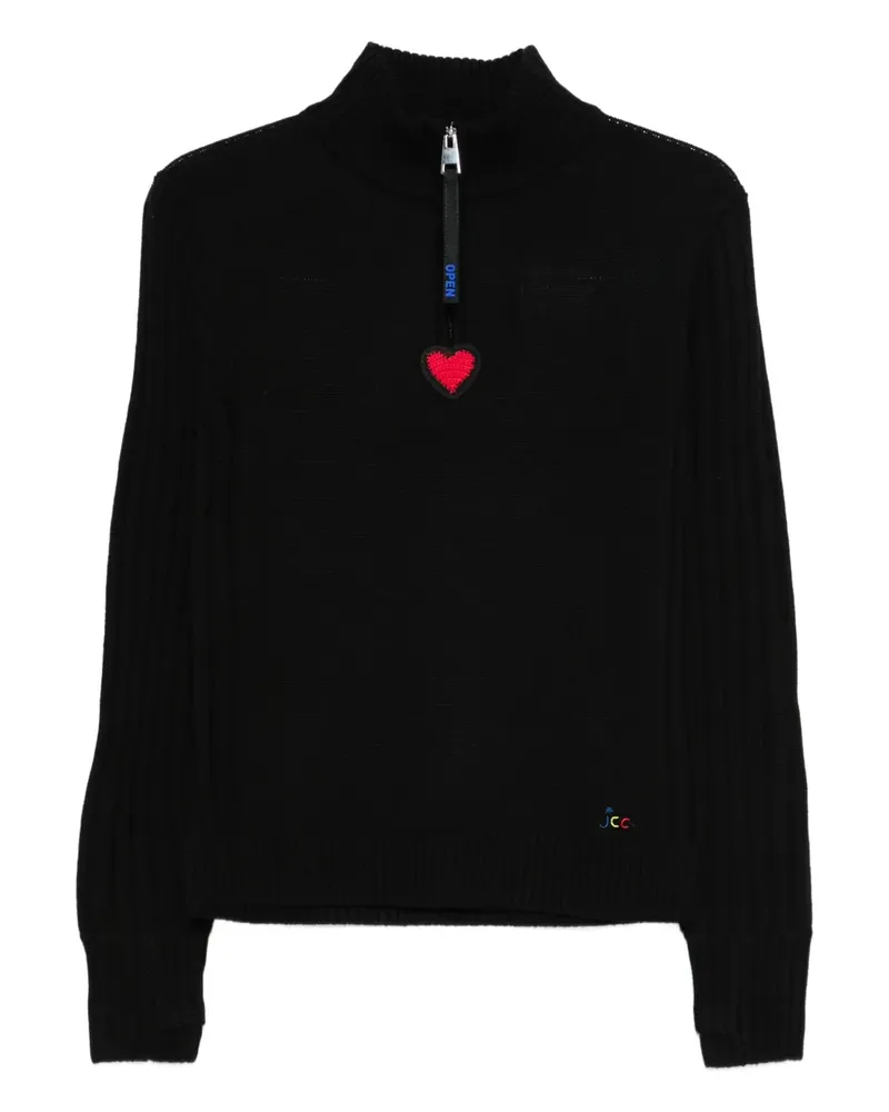 Rossignol x JCC Merib Pullover mit kurzem Reißverschluss - Schwarz Schwarz