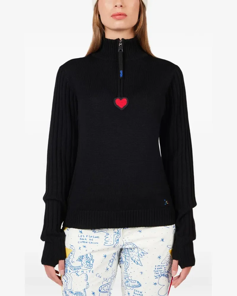 Rossignol x JCC Merib Pullover mit kurzem Reißverschluss - Schwarz Schwarz