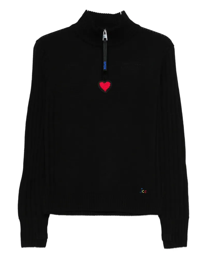 Rossignol x JCC Merib Pullover mit kurzem Reißverschluss - Schwarz Schwarz