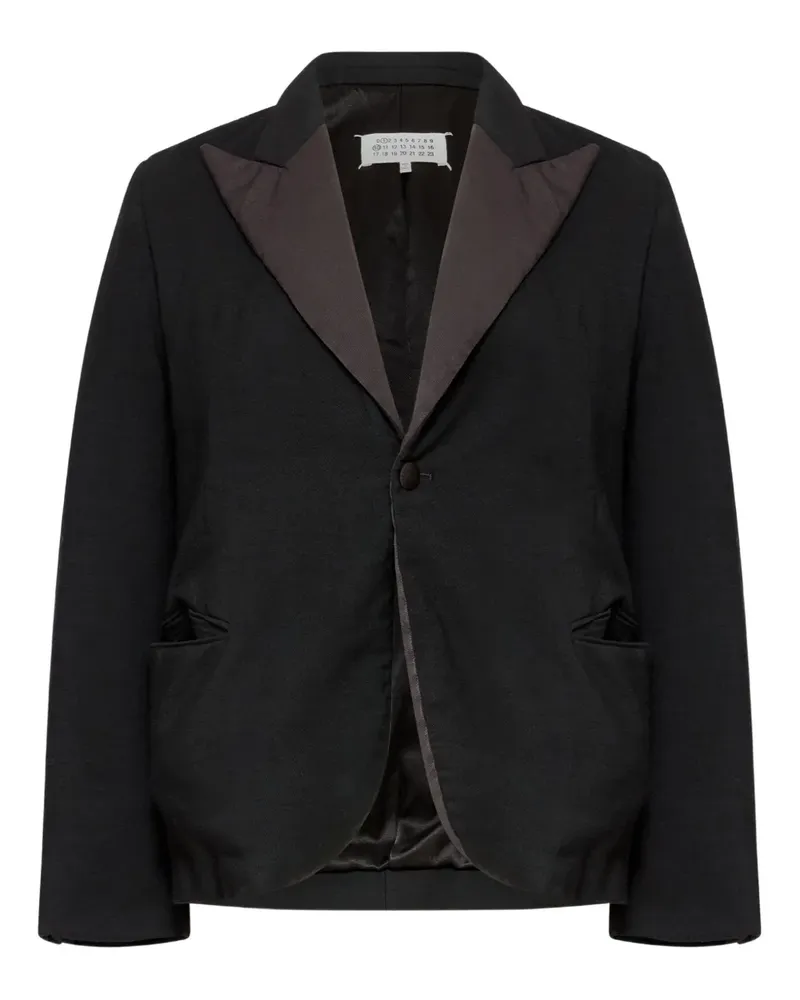 Maison Margiela Einreihiges Sakko - Schwarz Schwarz