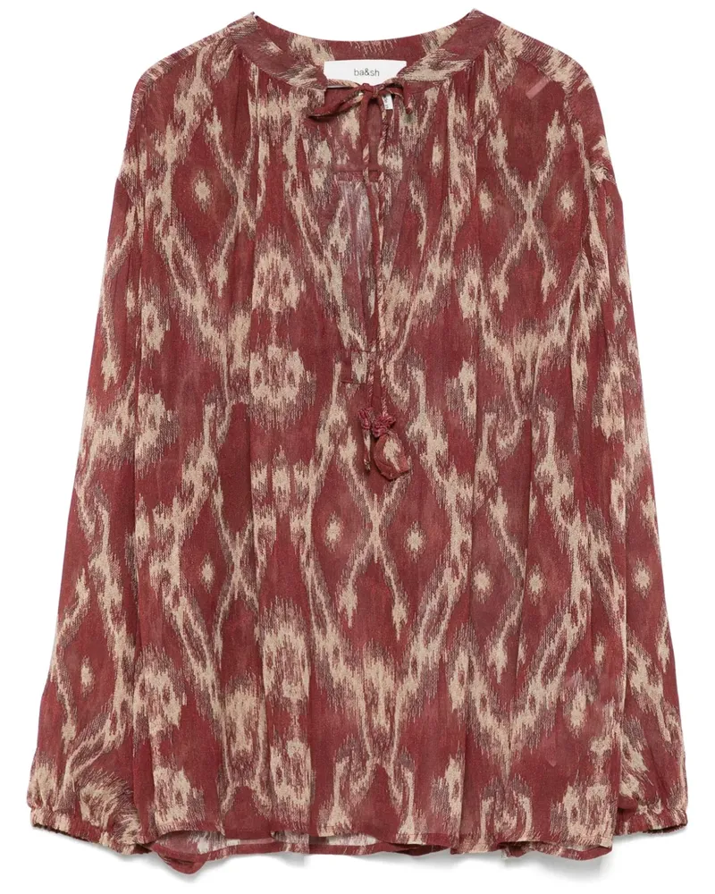 ba&sh Menaelle Bluse - Rot Rot