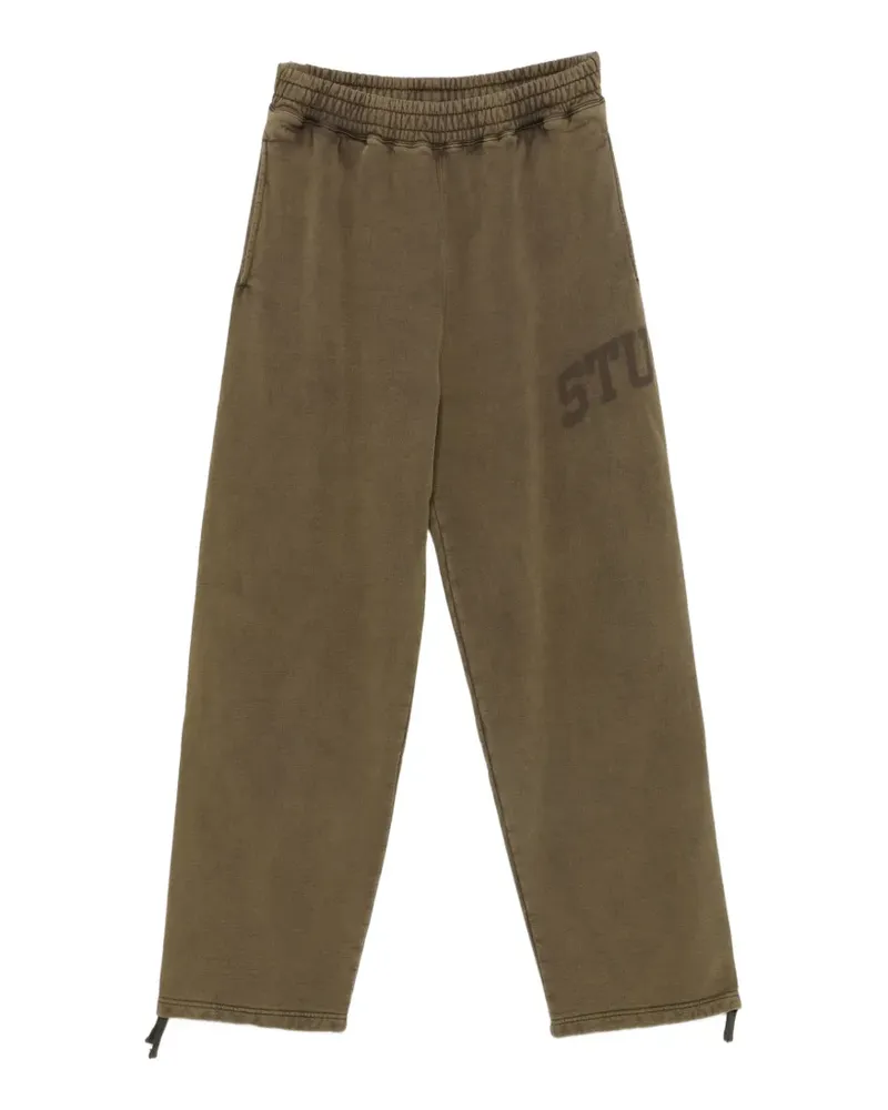 Stüssy Jogginghose mit Logo-Print - Grün Grün