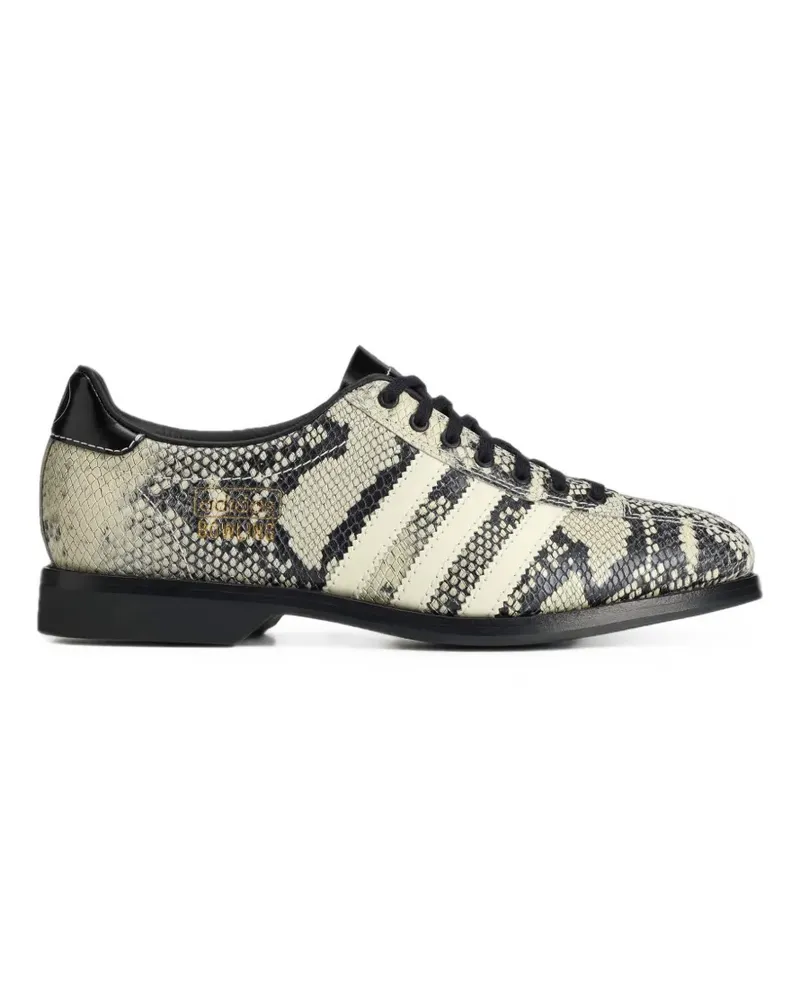 adidas x Brain Dead Samba Bowling Sneakers mit Schlangenleder-Effekt - Nude Nude