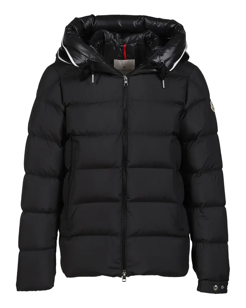 Moncler Gesteppte Kapuzenjacke - Schwarz Schwarz