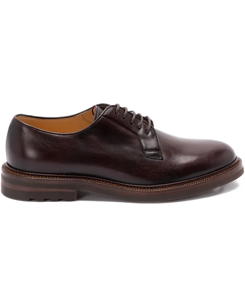 Brunello Cucinelli leather lace-up shoes - Braun Braun