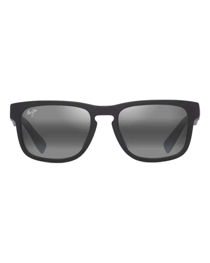 Maui Jim Kupulau Sonnenbrille mit eckigem Rahmen - Schwarz Schwarz