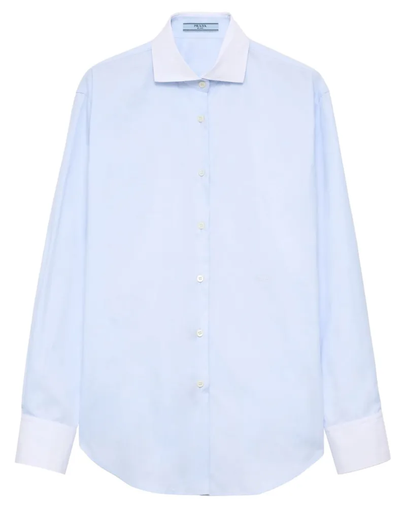 Prada Besticktes Hemd - Blau Blau