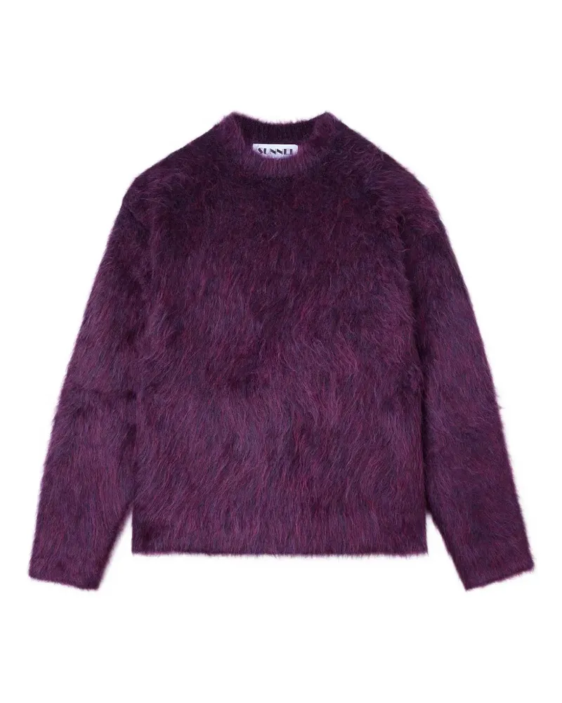 SUNNEI Gestrickter Pullover mit rundem Ausschnitt - Violett Violett