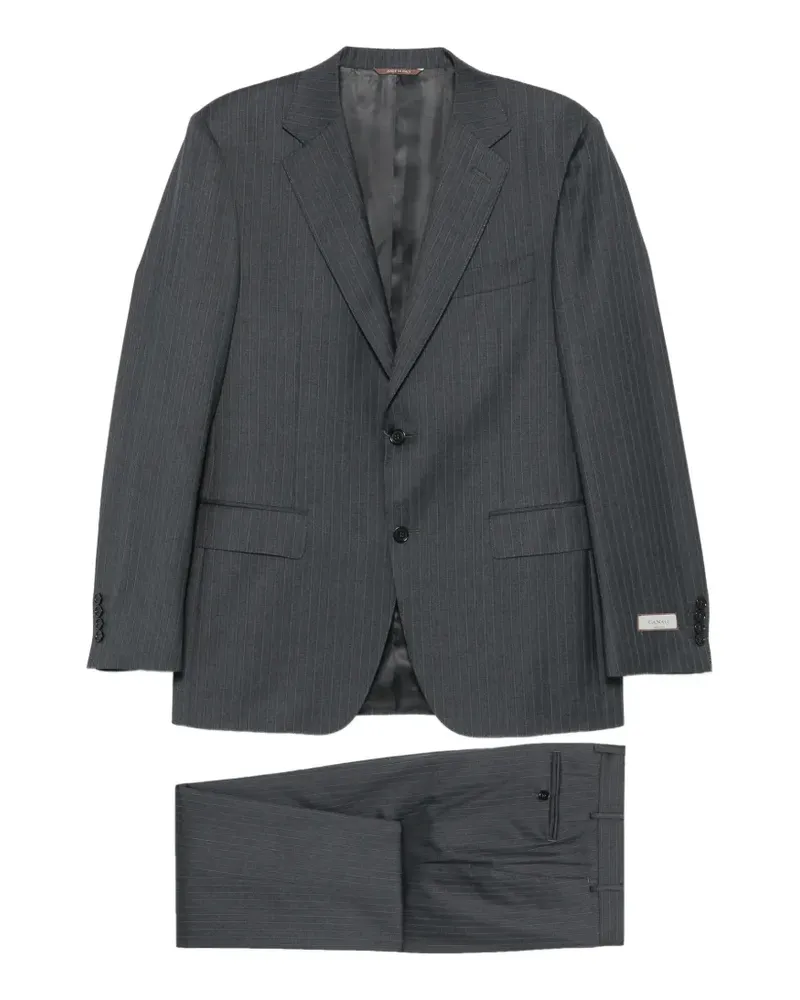 Canali pinstripe-pattern suit - Grau Grau