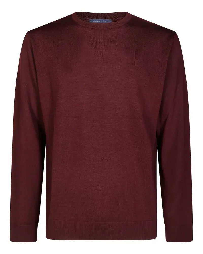 Daniele Fiesoli crew-neck merino sweater - Rot Rot