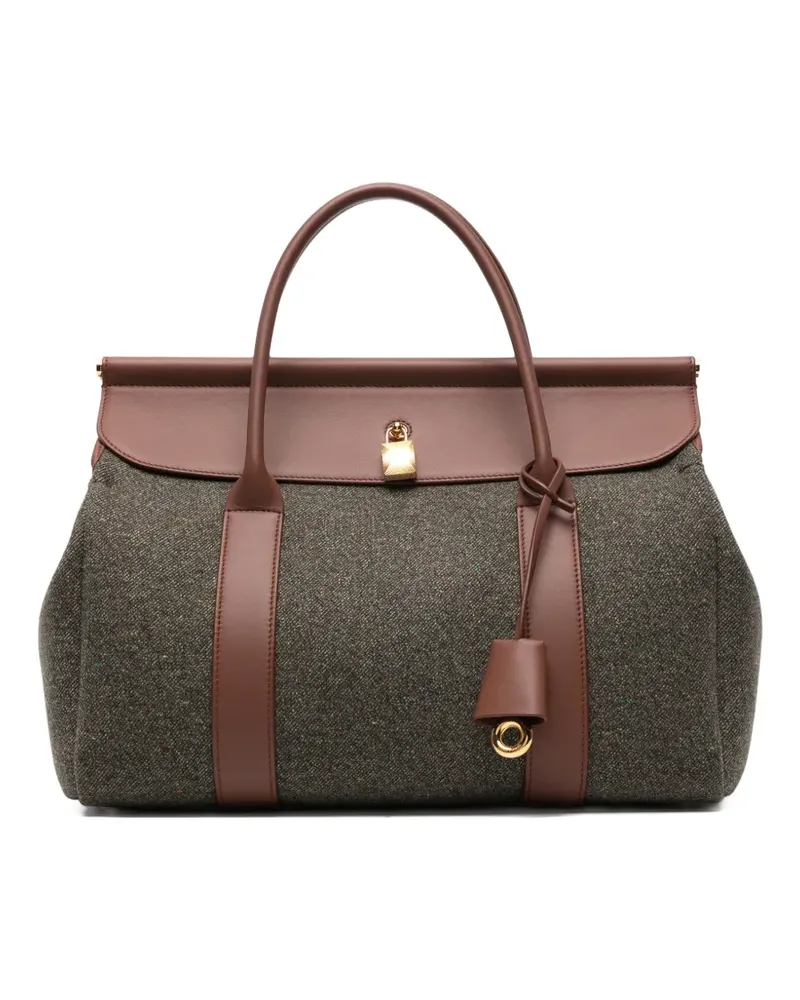 Loro Piana Loom Tasche L32 - Grau Grau