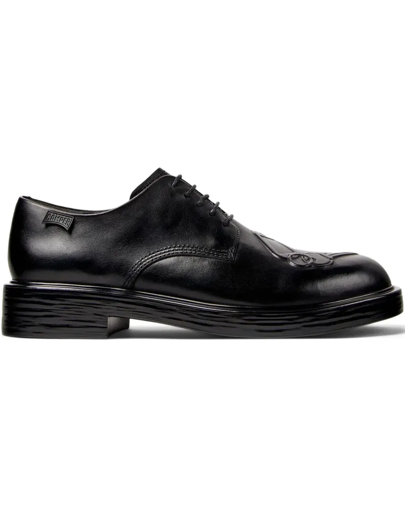Camper Dean Twins Derby-Schuhe aus Leder - Schwarz Schwarz