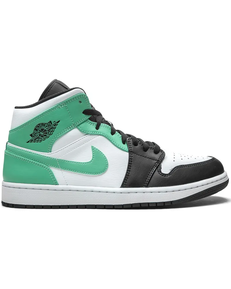 Jordan Air  1 Mid Sneakers - Weiß Weiß