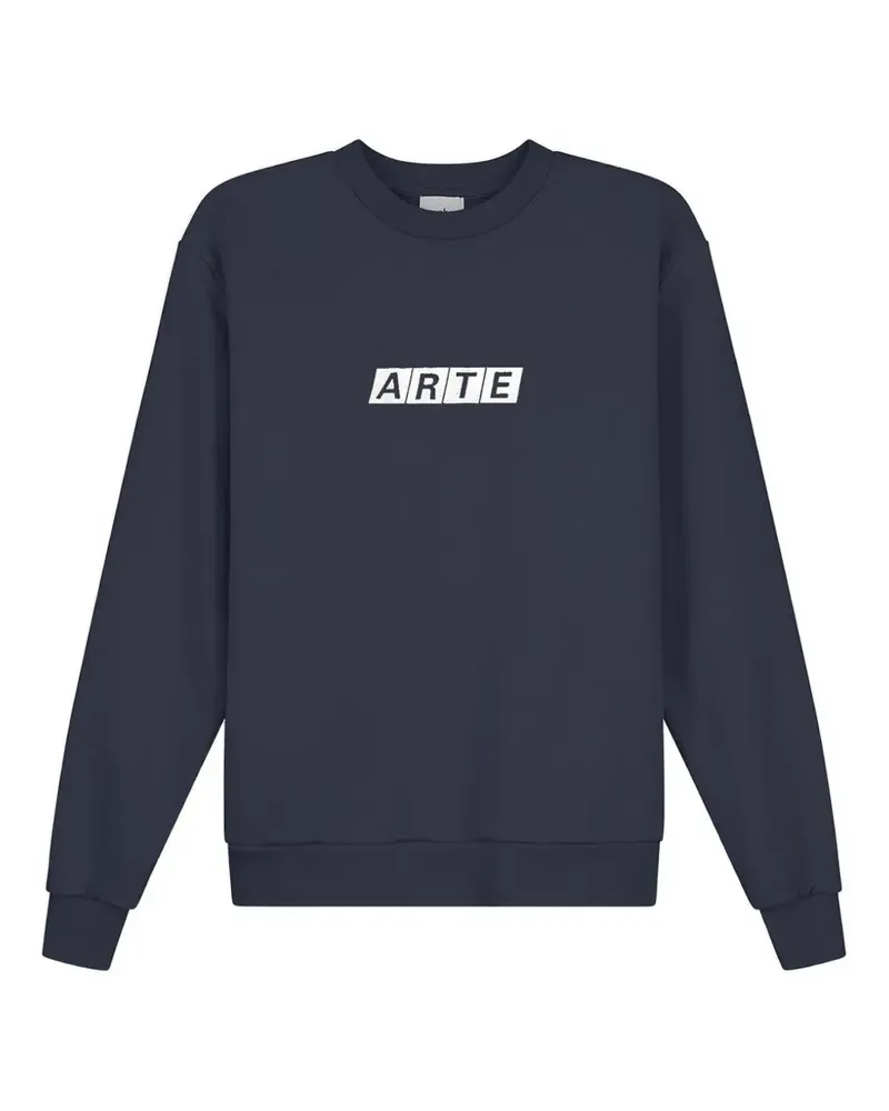 Arte Antwerp Module Sweatshirt mit Logo-Print - Blau Blau