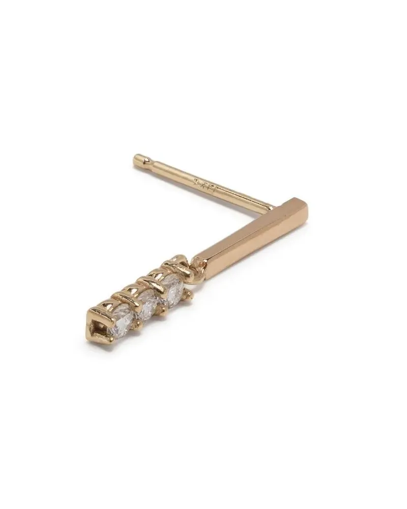 ZOË CHICCO 14kt Gelbgoldohrringe mit Diamanten Gold