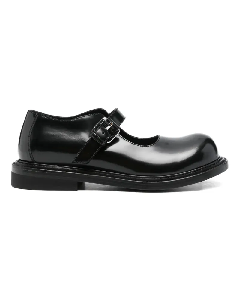 Moschino Loafer mit Schnallenriemen - Schwarz Schwarz