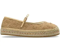 Espadrilles aus Raffiabast - Nude