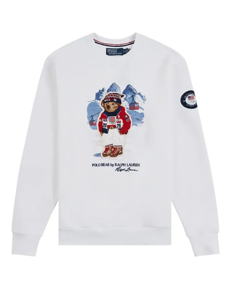 Ralph Lauren Team USA bear graphic sweatshirt - Weiß Weiß