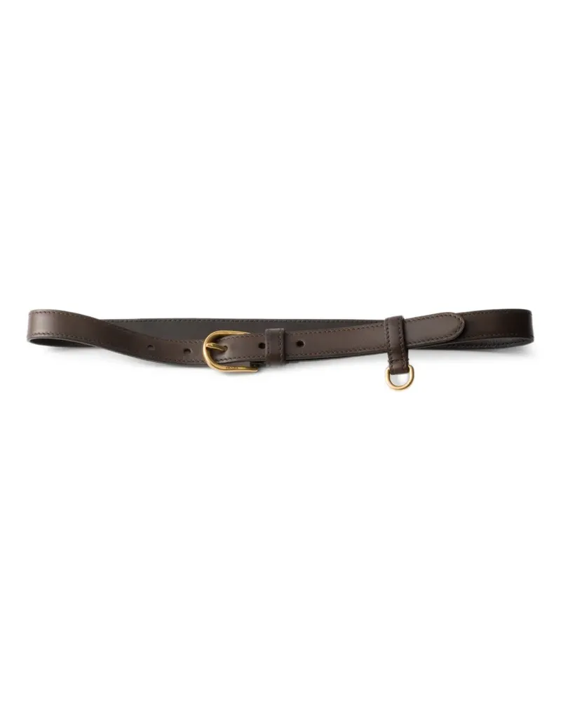Prada Gürtel mit Schnallendetail - Braun Braun