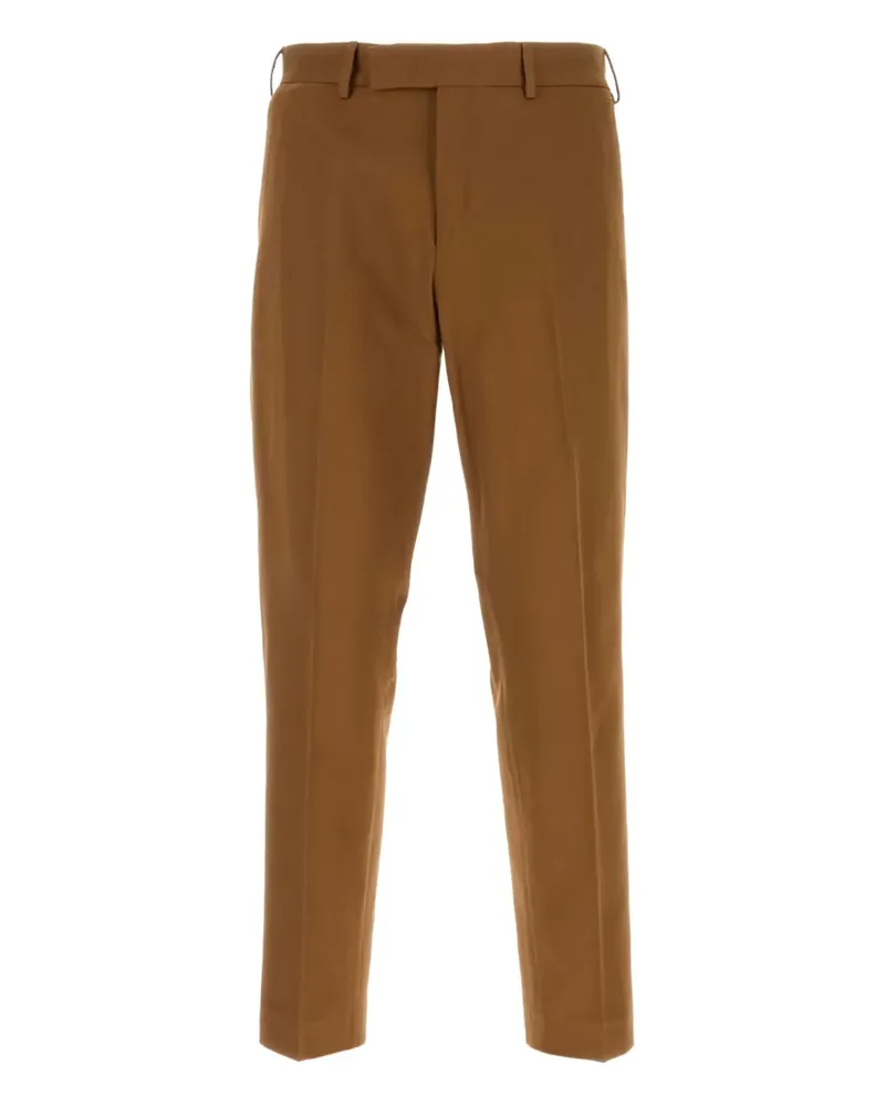 PT TORINO Hose mit Bundfalten - Braun Braun