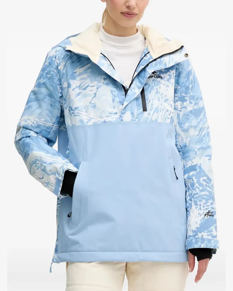 Rip Curl Anti-Series Skijacke mit abstraktem Print - Blau Blau