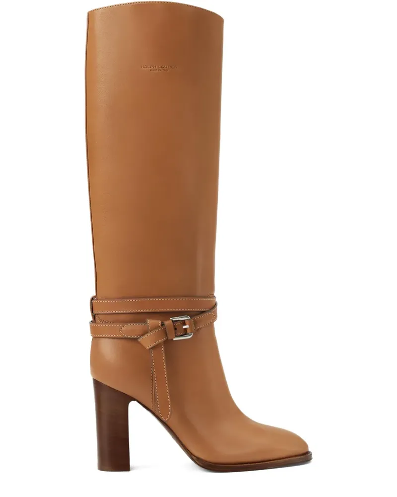 Ralph Lauren Kniehohe Donnely Stiefel 90mm - Braun Braun