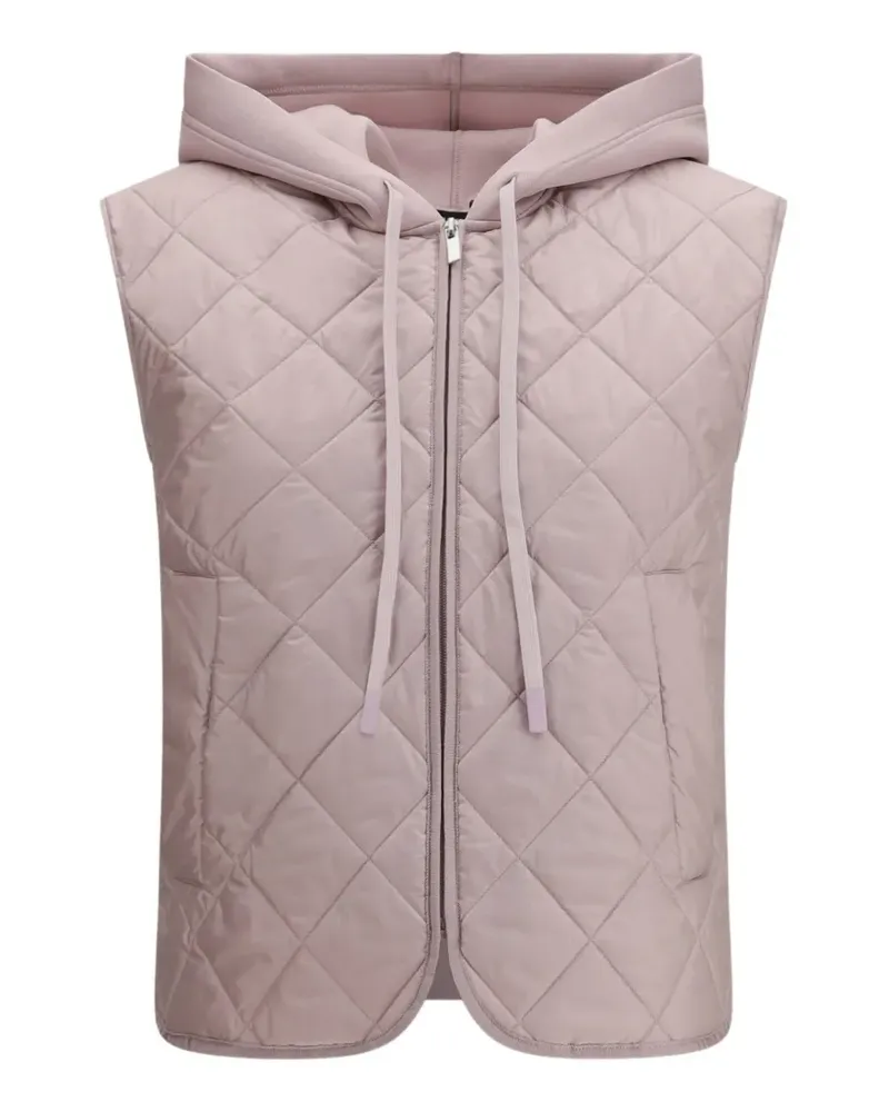 Max Mara Weste mit Kapuze - Rosa Rosa