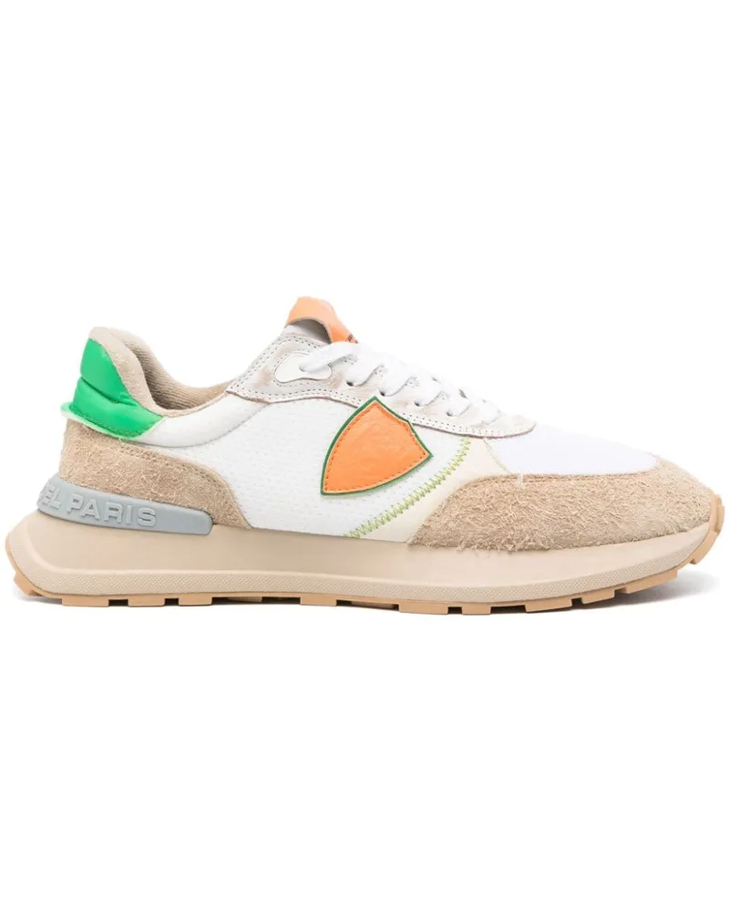 Philippe Model Antibes Sneakers mit Logo-Patch - Weiß Weiß