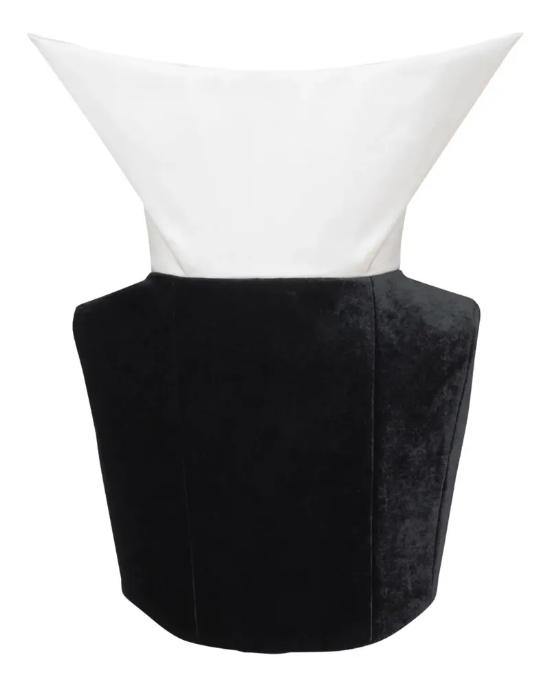 Balmain Strukturiertes Kleid - Weiß Weiß