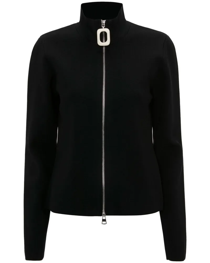 J.W.Anderson Fein gestrickter Cardigan - Schwarz Schwarz