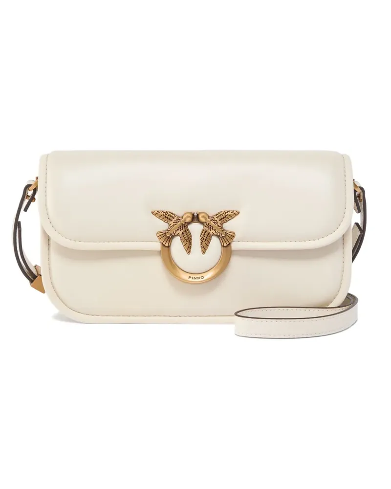 Pinko large Love Birds cross body bag - Nude Nude