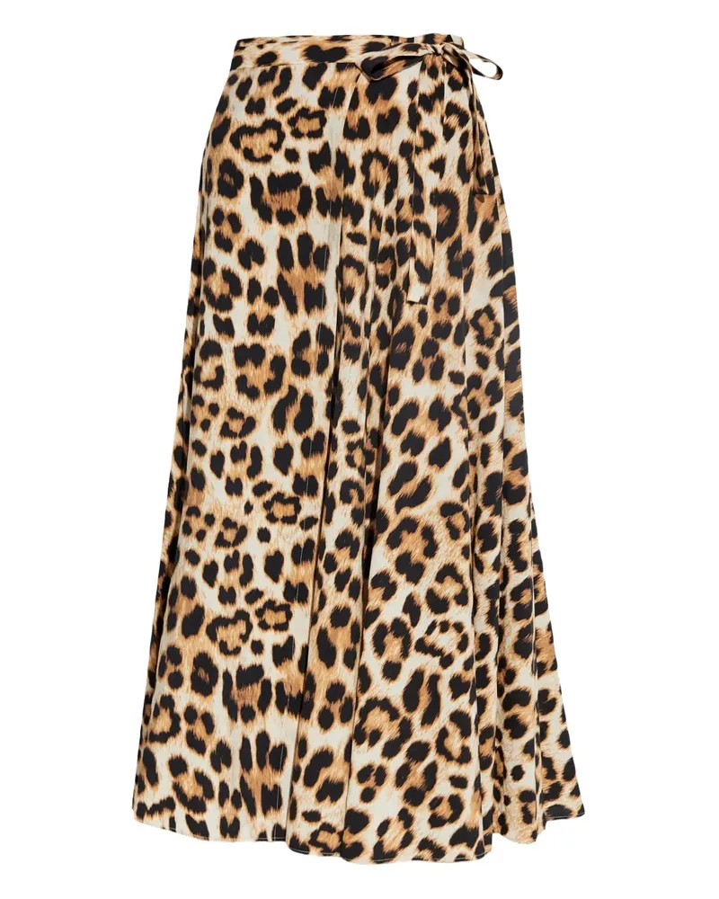 MUNTHE Rock mit Animal-Print - Nude Nude