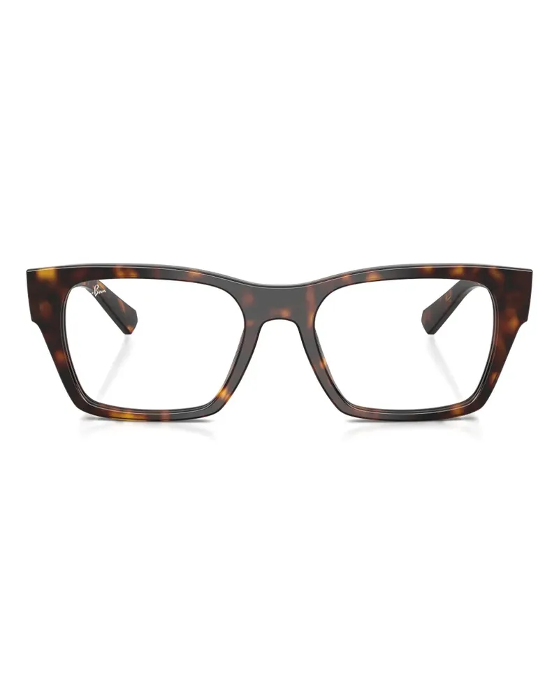 Ray Ban Brille mit eckigem Gestell - Braun Braun