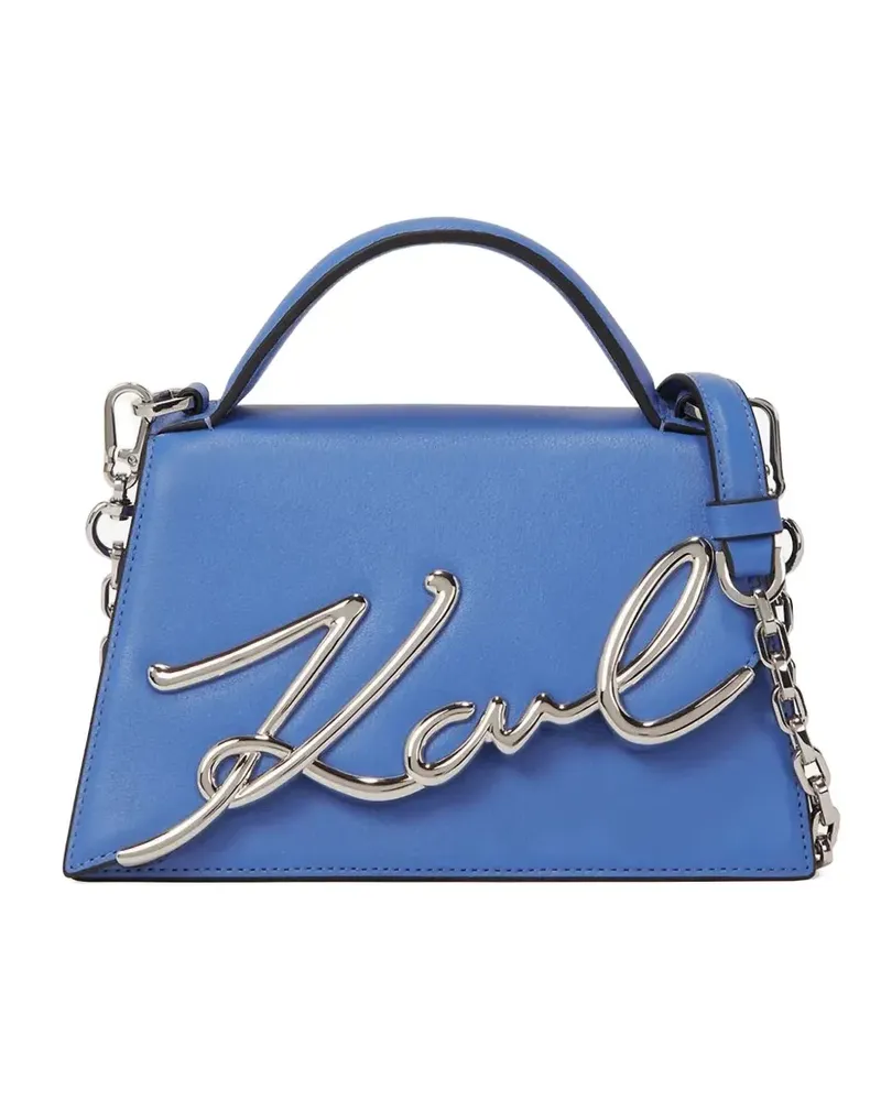 Karl Lagerfeld Kleine K/Signature Umhängetasche - Blau Blau