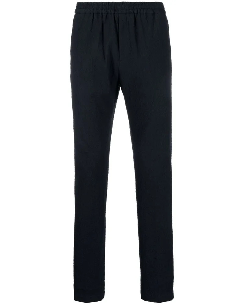 Tommy Hilfiger Sporthose mit Seersucker-Struktur - Blau Blau