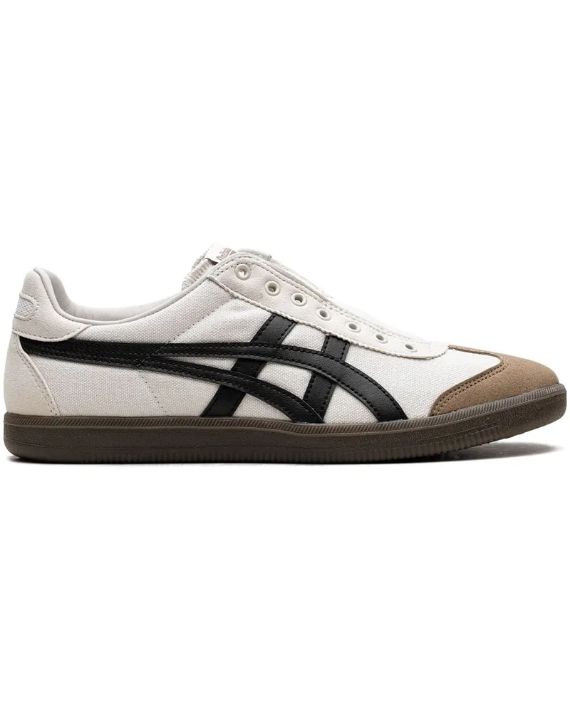 Onitsuka Tiger Tokuten Slip-On White/Brown/Black Sneakers - Weiß Weiß