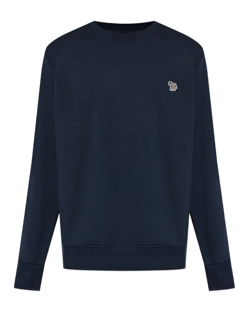 Paul Smith Sweatshirt mit Zebra-Patch - Blau Blau