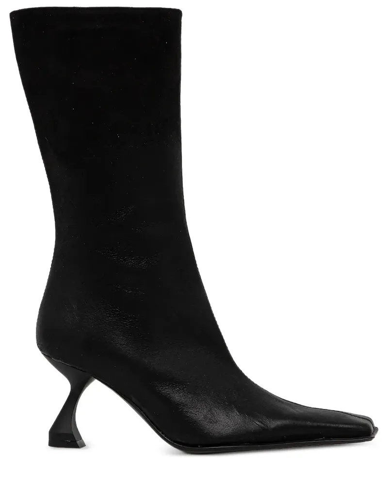 Miista Pearl Stiefel mit Design-Absatz 70mm - Schwarz Schwarz